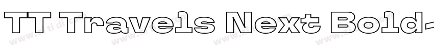 TT Travels Next Bold字体转换
